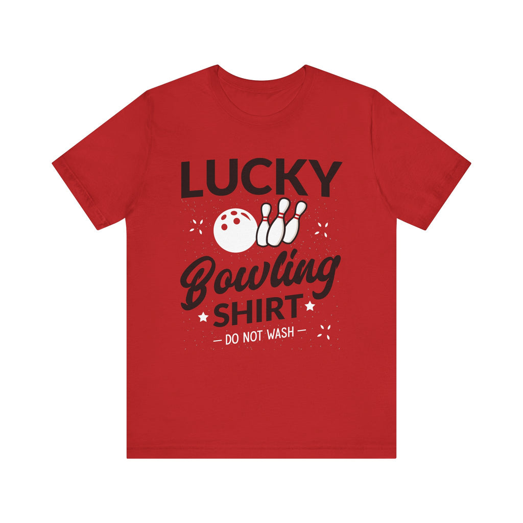 Lucky Bowling Shirt Unisex Jersey Short Sleeve Tee