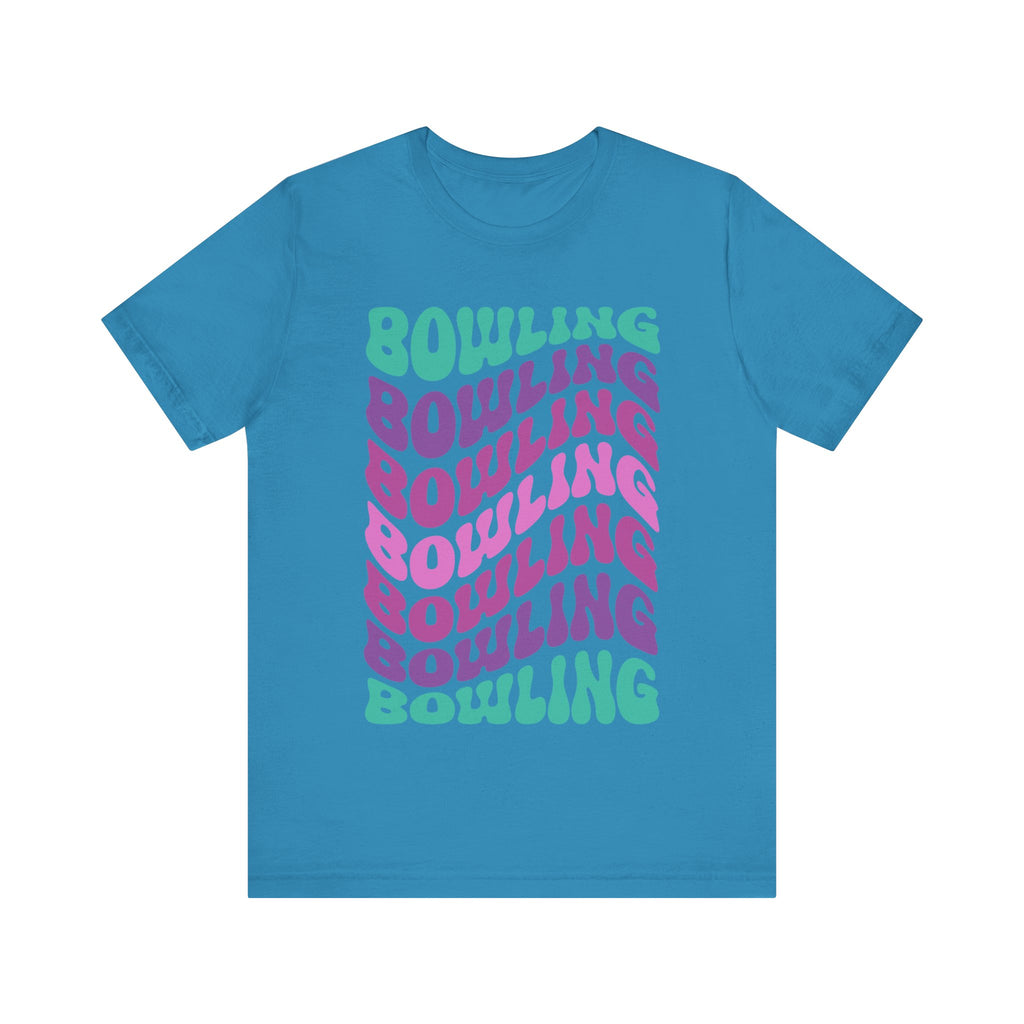 Bowling Retro Wave Short Sleeve Tee