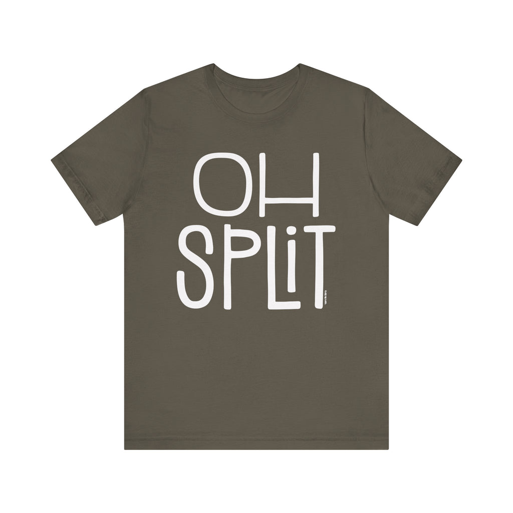 Oh Split Short Sleeve Tee