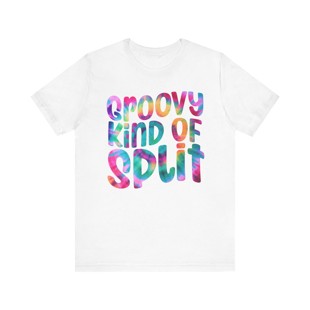 Groovy Kind of Split Short Sleeve Tee