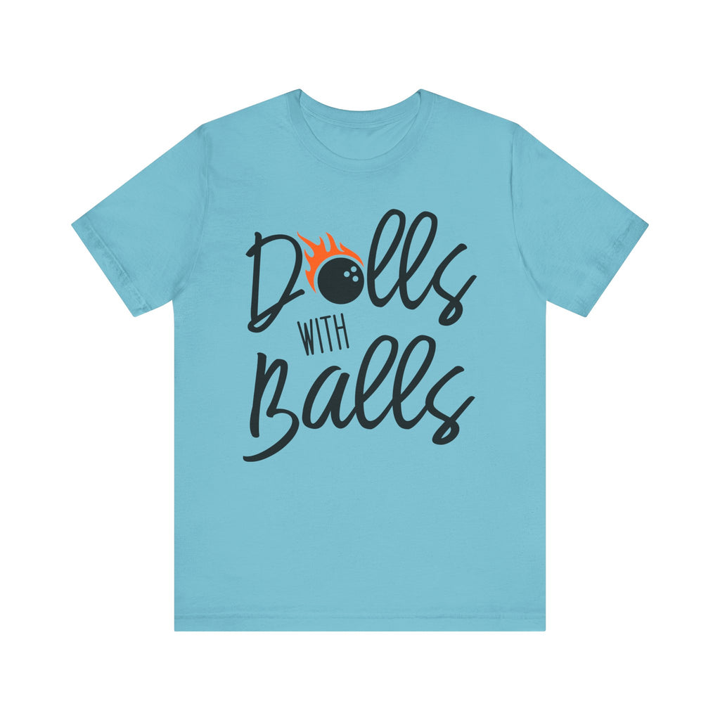 Dolls with Balls Flame Short Sleeve Tee