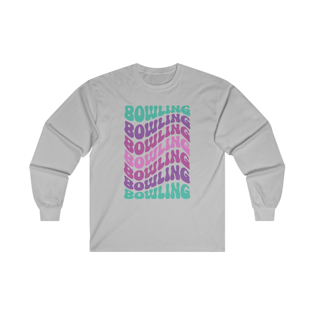 Bowling Retro Wave Long Sleeve Tee