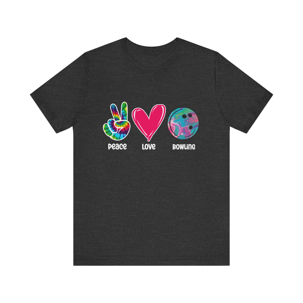 Peace Love Bowling Short Sleeve Tee