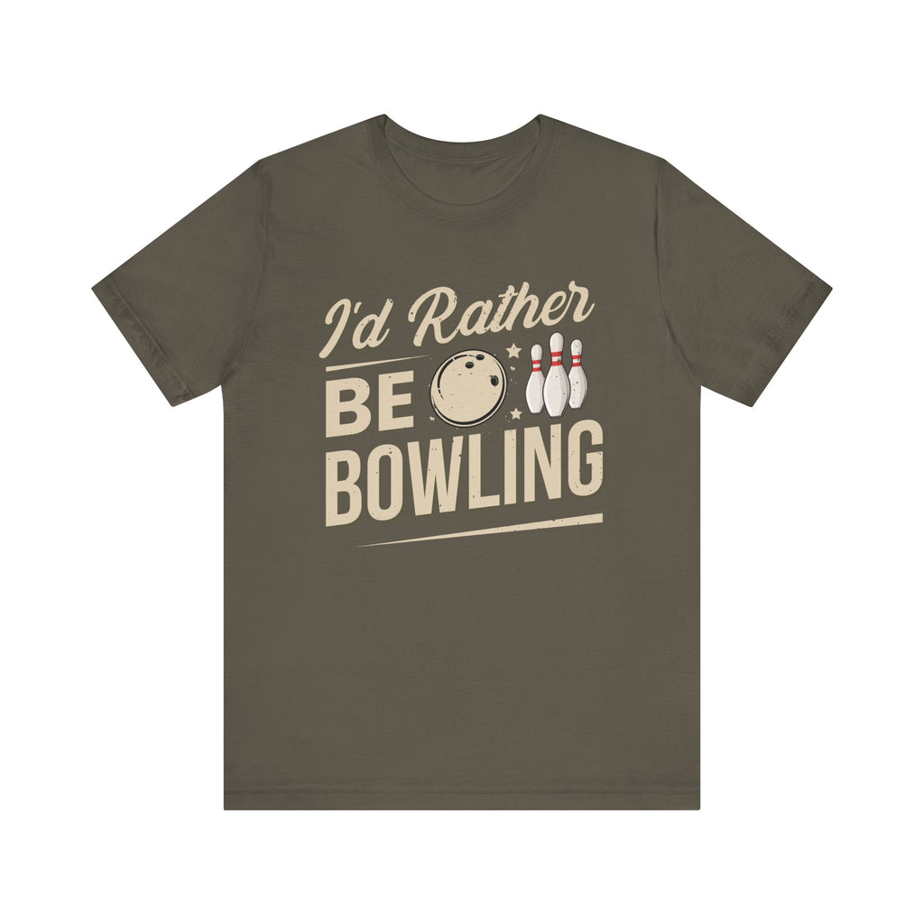 I'd Rather Be Bowling Short Sleeve Tee