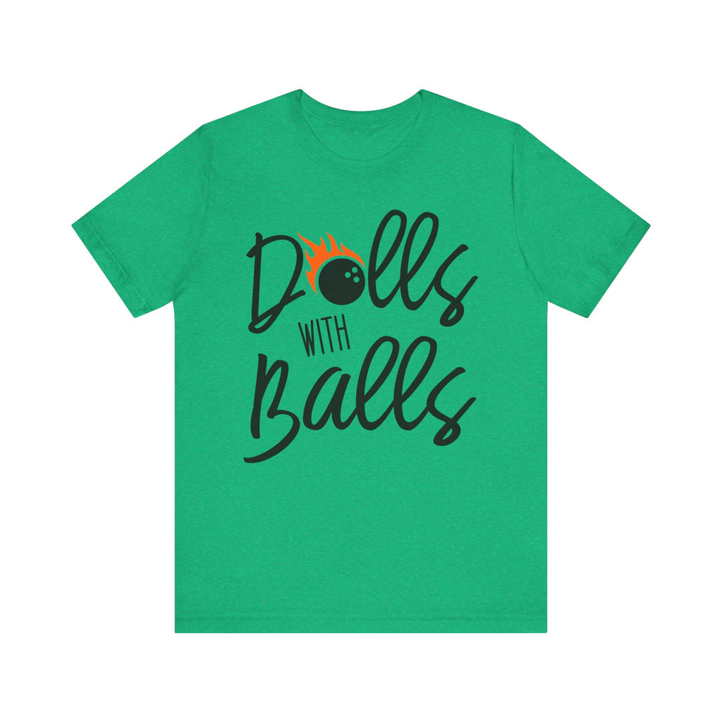 Dolls with Balls Flame Short Sleeve Tee