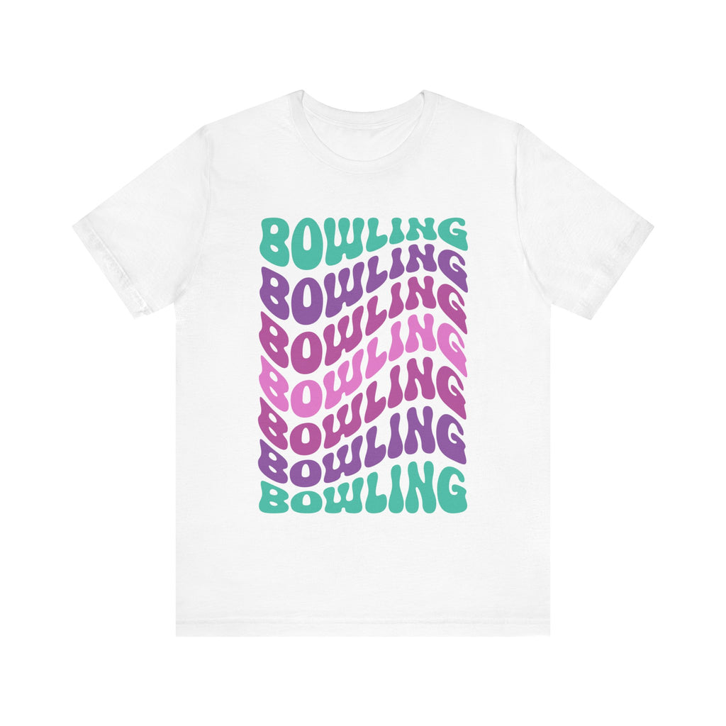 Bowling Retro Wave Short Sleeve Tee