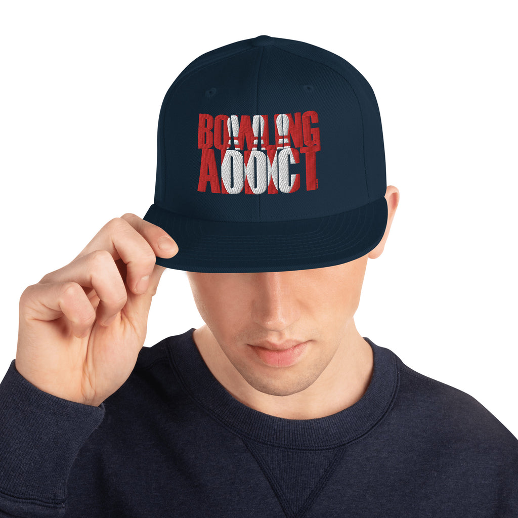 Bowling Addict Snapback Hat